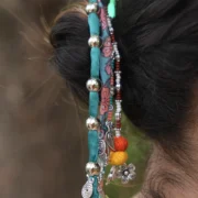 Handcrafted Bohemian Hair Bun Accessory