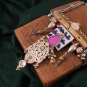 The Rani Blue Folk Fusion Necklace