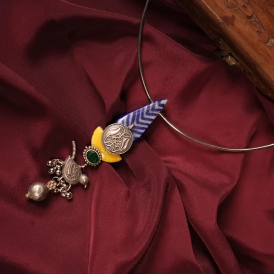 Geometry Meets Folk Art Necklace